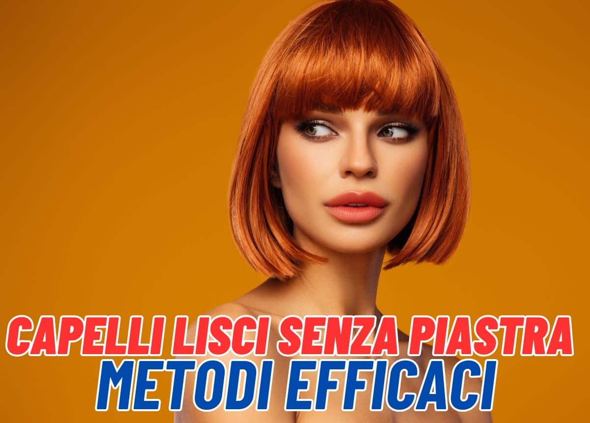 Capelli corti lisci senza piastra - metodi efficaci